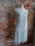 WITCHERY black and white check dress