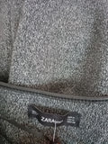 ZARA grey stretch dress