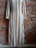 ZARA stripe maxi dress