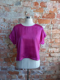VINTAGE cerise crop top
