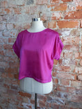 VINTAGE cerise crop top