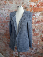 IRO grey shoulder padded blazer