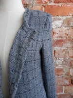 IRO grey shoulder padded blazer