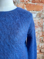 COUNTRY ROAD cobalt blue fluffy jersey