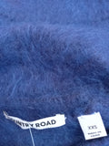 COUNTRY ROAD cobalt blue fluffy jersey