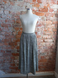 VINTAGE grey leopard skirt