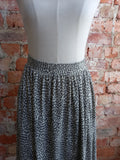 VINTAGE grey leopard skirt