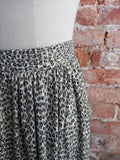 VINTAGE grey leopard skirt