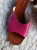VINTAGE Bruno Magli cerise heels