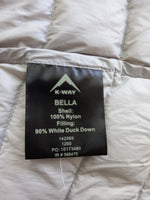 KWAY grey down puffer jacket