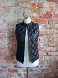 UNIQLO black quilted puffer