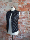 UNIQLO black quilted puffer
