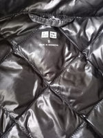 UNIQLO black quilted puffer
