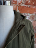 FOREVER 21 olive bomber with hood