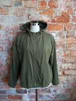FOREVER 21 olive bomber with hood