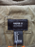 FOREVER 21 olive bomber with hood