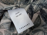 TRENERY leaf print linen shirt
