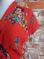 I LOVE LEROY red floral dress