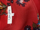 I LOVE LEROY red floral dress