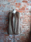 ZARA faux fur gilet