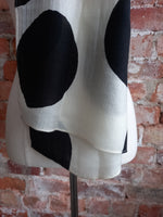 TRENERY wool polka dot scarf