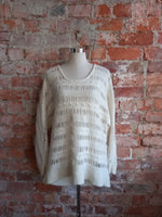 TIGER OF SWEDEN wool ecru jersey