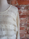 TIGER OF SWEDEN wool ecru jersey