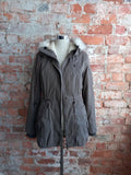 FOREVER NEW mocha faux fur lined parka
