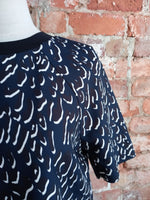 COUNTRY ROAD navy printed top