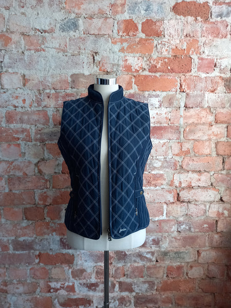 JOULES navy quilted puffer