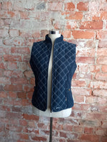 JOULES navy quilted puffer