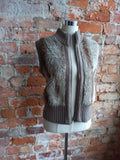 PEPE JEANS mocha sleeveless knit