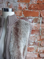 PEPE JEANS mocha sleeveless knit