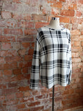 ZARA checkered top