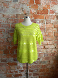 NEXT neon lime sequin knit