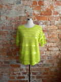 NEXT neon lime sequin knit