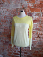 G-STAR lemon yellow ombre knit