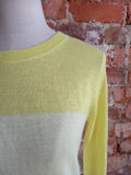 G-STAR lemon yellow ombre knit