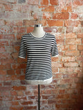 ZARA stretch stripe knit