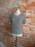 ZARA stretch stripe knit
