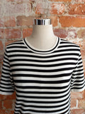 ZARA stretch stripe knit