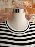 ZARA stretch stripe knit