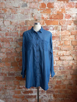 DAVID JONES denim shirt dress