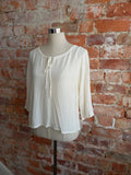GRAYDAWN soft cotton blouse